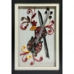 Guitar Paper Quilling Frame