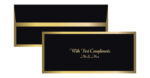 Black With Gold Border Money Gifting Envelopes