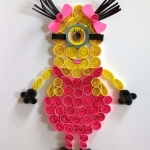Lady Minion Quilling Art