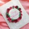Rose Wreath Valentine’s Day Card