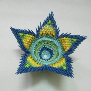 The 3D Origami Table Decore