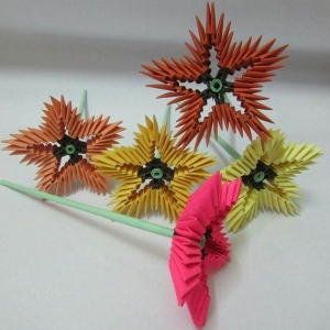 The 3D Origami Flowers