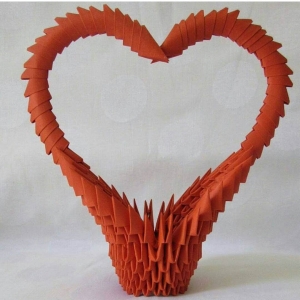 3D Origami Heart