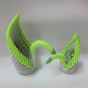 The 3D Origami Swan Pair
