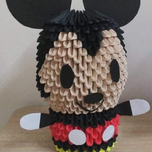 3D Origami Mickey Mouse