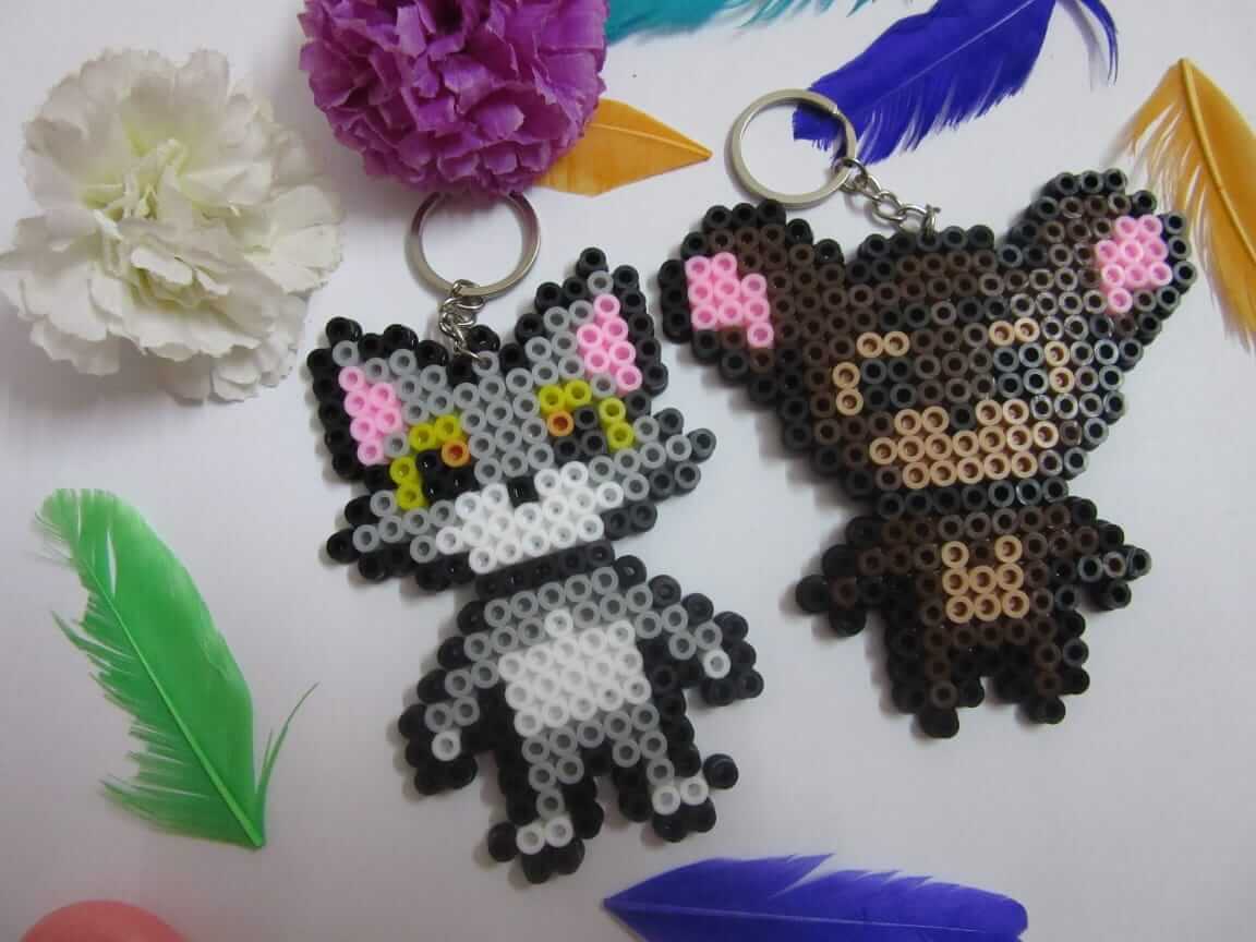 TOM AND JERRY PAIR KEYCHAIN