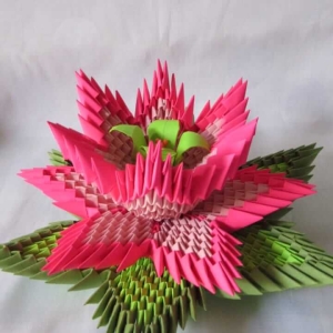 3d Origami Lotus