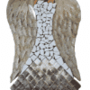 Mosaic Winged Angel Figure (with Red Sash)