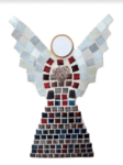 Mosaic Winged Angel Wall Art