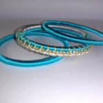 Blue Silk Thread Bangles