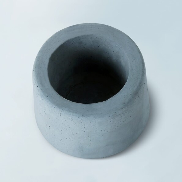 Wonderwheelstore | 31 | Concrete Round Small Glass Planter Gmpl002 3