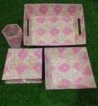 Jaipuri Pink Block Print Handicrafts