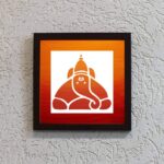 Wonderwheelstore | 24 | Acessf002 Ballaleshwar Ganpati Stencil Frame