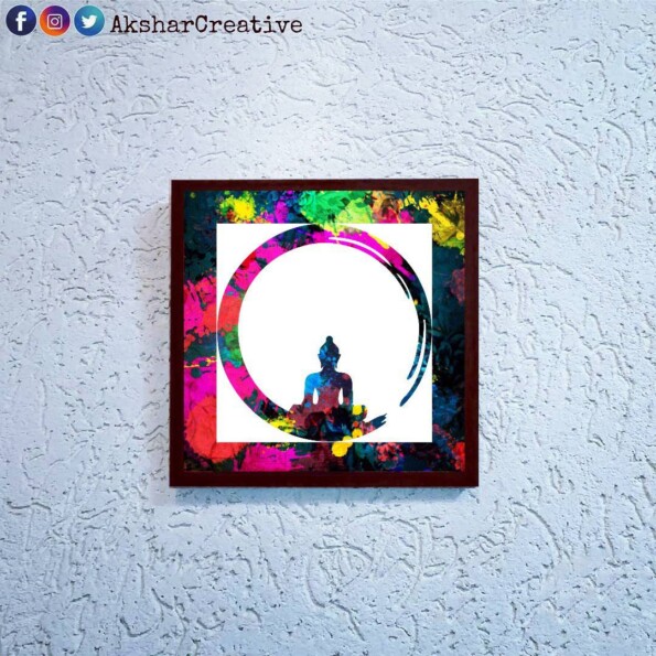 Wonderwheelstore | 24 | Acessf004 Buddha Globe Stencil Frame