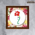 Wonderwheelstore | 25 | Acessf009 Hibiscus Ganesha Stencil Frame