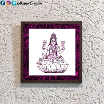 Wonderwheelstore | 25 | Acessf016 Lakshmi Devi Stencil Frame