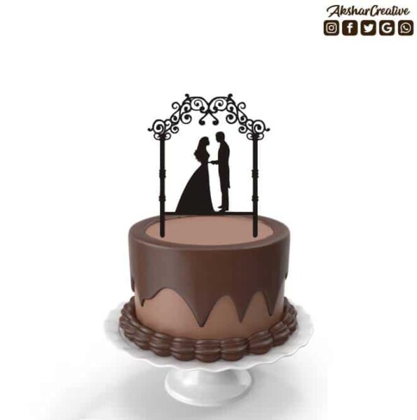 Wonderwheelstore | 27 | Acect001 Couple Caketopper