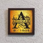 Wonderwheelstore | 27 | Acemono001 Golden Back Nameplate 9 X 9 Inches