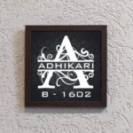 Wonderwheelstore | 27 | Acemono002 Black Back Nameplate 9 X 9 Inches