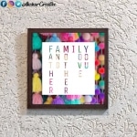 Family Tree Stencil Frame