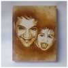 Coffee Portrait on 16×20″ Stretched Canvas