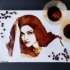 Coffee Painting on A3 Stretched Canvas