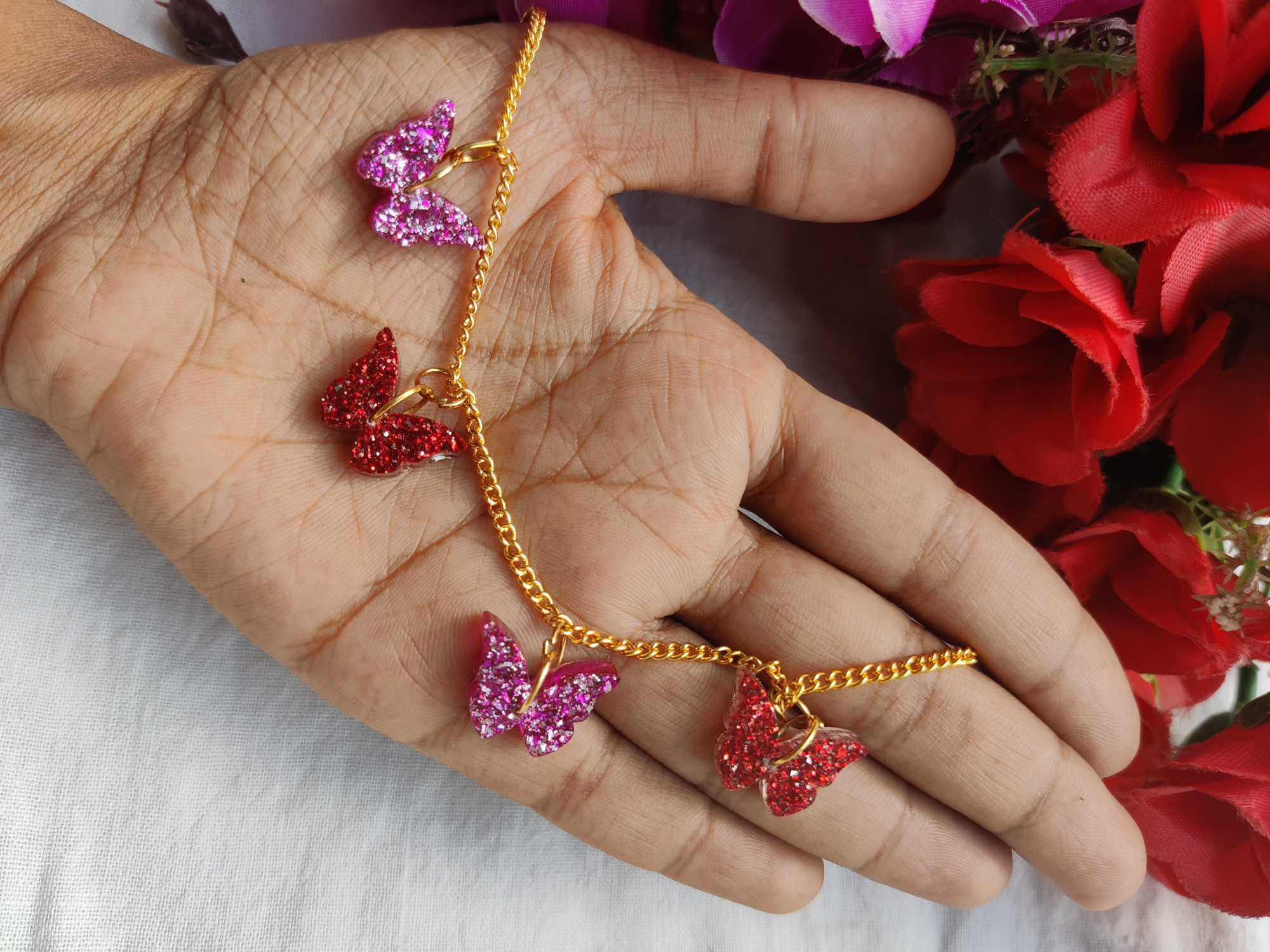 Artificial Epoxy Resin Transparent Natural Plant Real Flower Bracelet -  China Bracelet and Resin Bracelet price | Made-in-China.com