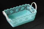 Blue Eco-friendly Crochet Basket