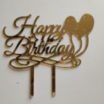 Happy Birthday Balloon Cake Topper