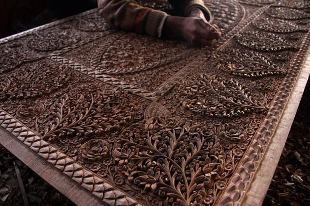 Kashmiri Wood Carving