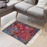 Abstract Love Recycled Rug