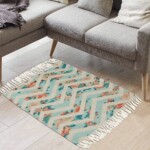 Chevron Zigzag Recycled Rug