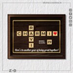 Acepp007 3 Scrabble Name Frame