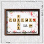 Acepp007 3 Scrabble Name Frame