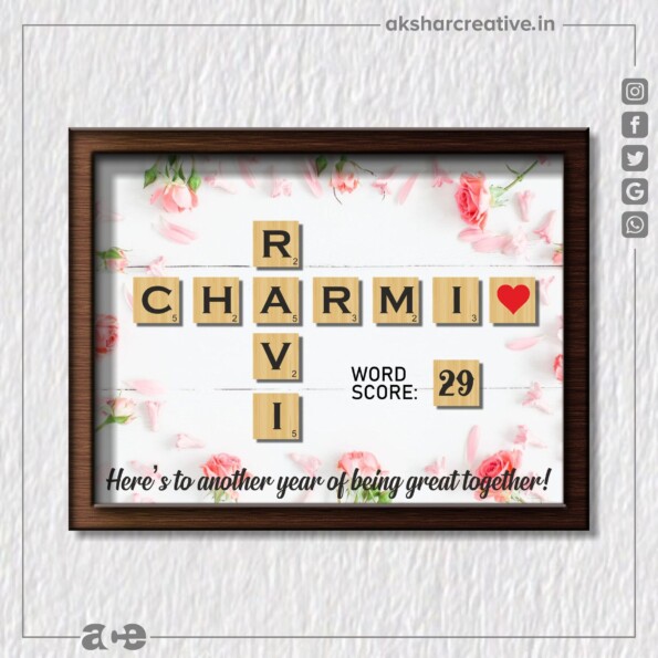 Acepp007 2 Scrabble Name Frame