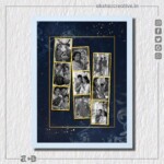 Acepp023 2 Golden Borders Memories Photo Frame