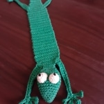 Plumtales Handcrafted Amigurumi Gecko Bookmark