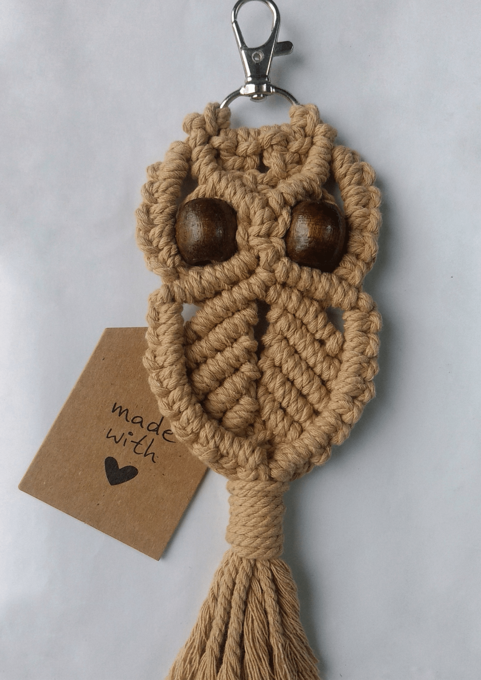 Macrame Owl Keychain Bulk Order x 50