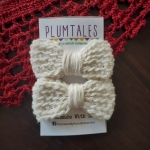 Plumtales Handcrafted Crochet Bow Hair Clip