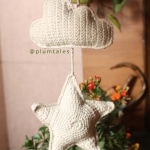 Plumtales Handcrafted Star and Cloud Hanging