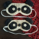 Plumtales Handcrafted Amigurumi Panda Sleep Eye Mask