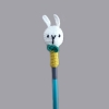 Plumtales Set of 6 Handcrafted Amigurumi Pencil Topper Bunny _Random Color