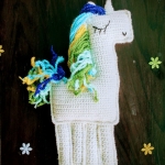 Plumtales Handcrafted Amigurumi Ragdoll Unicorn -Blue