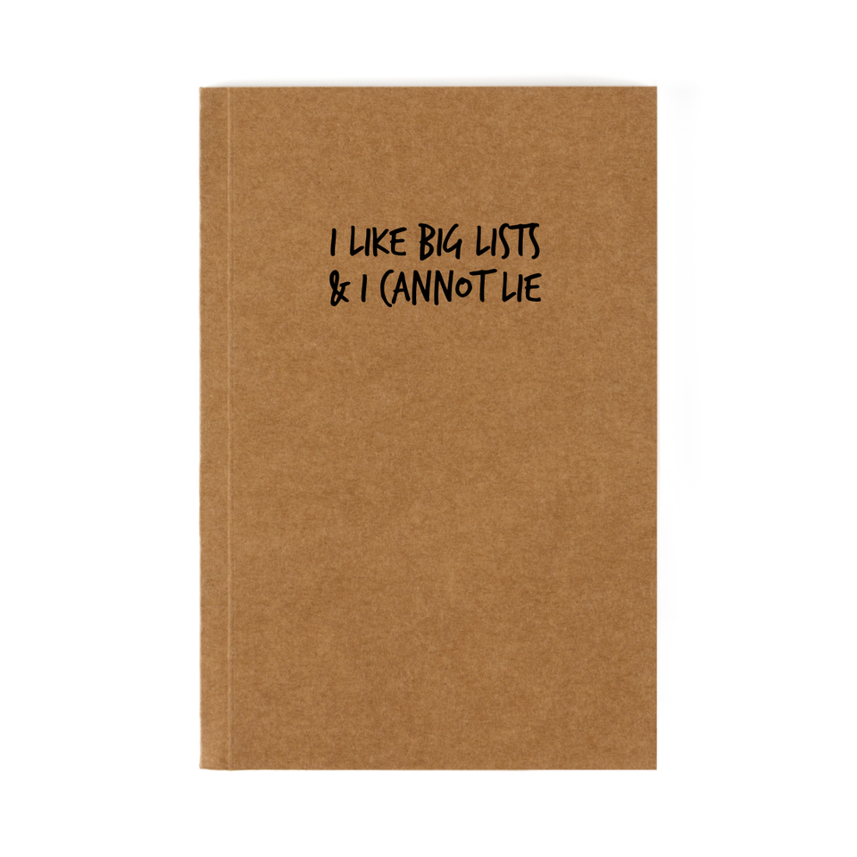 Big List Notebook