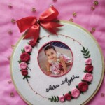 Embroidery Hoop Art with photo