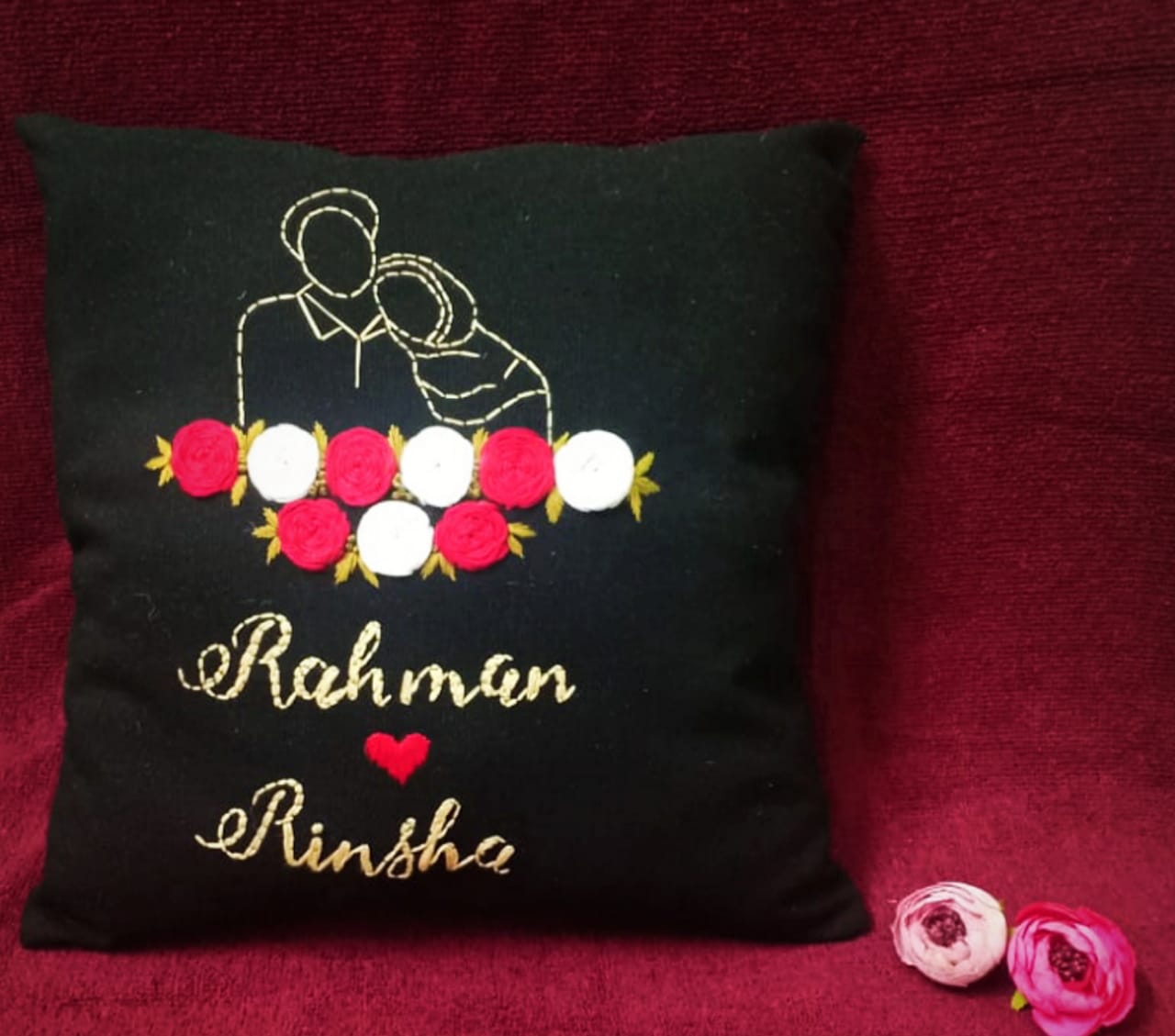 Embroidery Pillow.