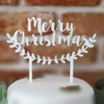 Merry Chritmas Cake Topper