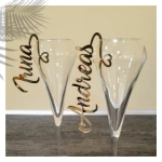 PERSONALIZED WINE GLASS CHARMS