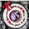 Double hoop Embroidery with photo.