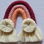 Macrame Rainbow charms